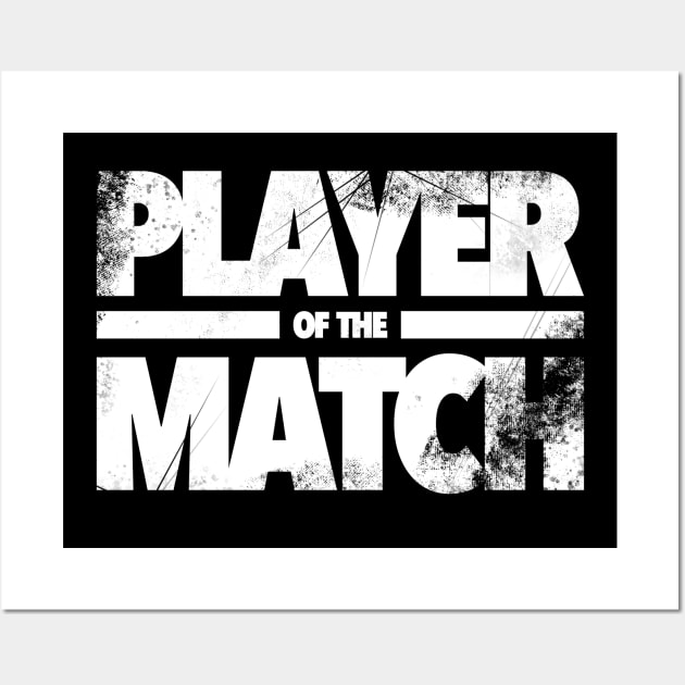 Football Player of the Match Wall Art by Kev Brett Designs